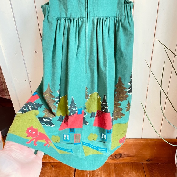 Vintage dress, pleated , Dohnal, girls, size 6, - Picture 5 of 7